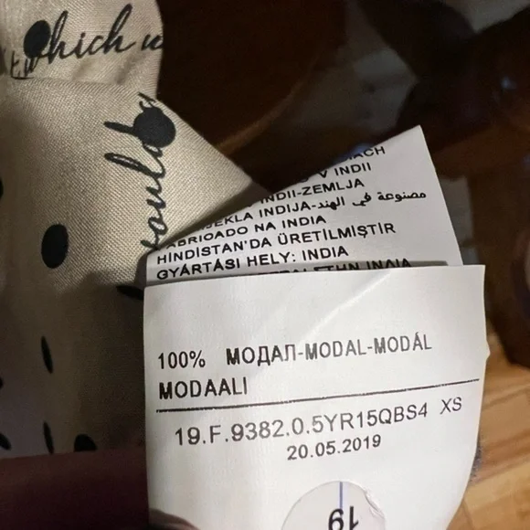 United Colors of Benetton long sleeve mandarin color button down blouse size XS - Picture 7 of 10